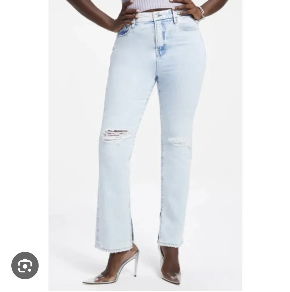 Good American Goodboy Distressed Jeans 16